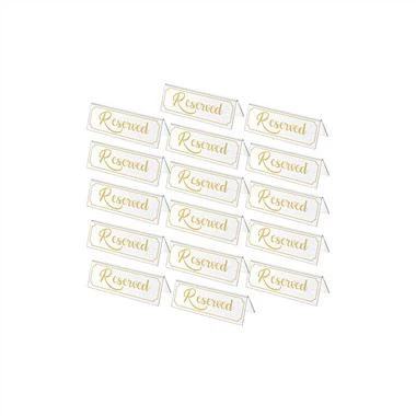 Reservierter Sitzplatz Transparentes Acrylschild