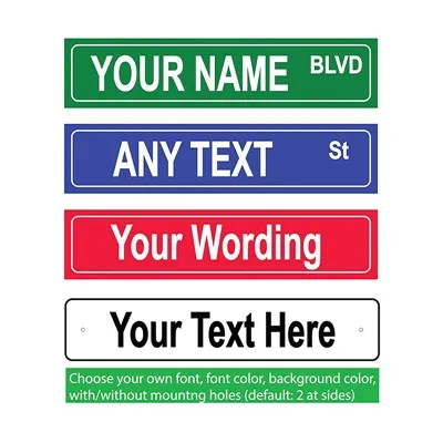 Kundenspezifische Straßennamen-Aluminiumschilder